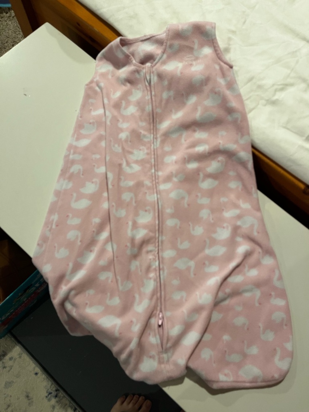 Halo Pink Swan Sleeveless Sleep Sack